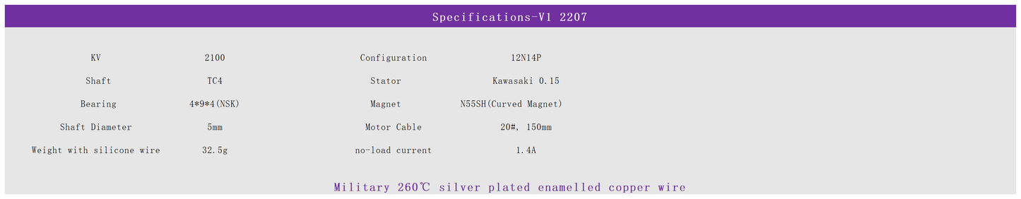 EXTREME RC  V1-2207 1950KV/2085KV/2100KV UAV FPV motors  fpr 5 inch Fpv Drone Motors